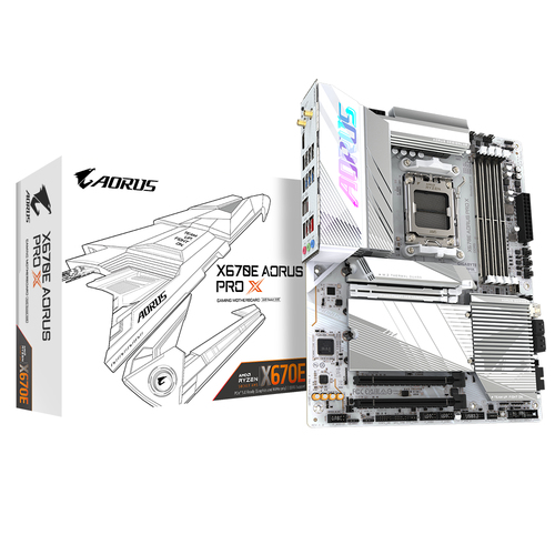 X670E AORUS PRO X MB GIGABYTE X670E AORUS PRO XAM5 DDR5ATX X670E AORUS PRO X