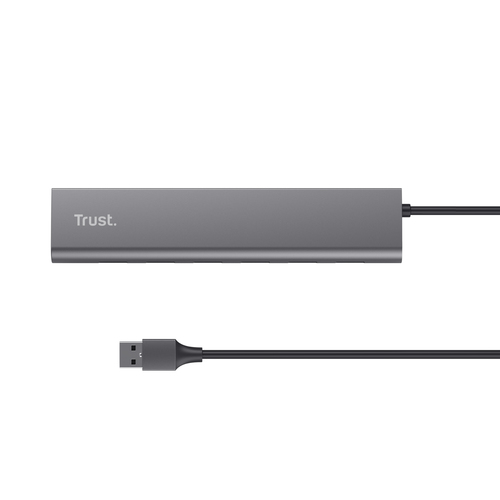 Trust Halyx 7-Port Mini USB Hub Aluminium, afbeelding 6