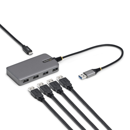 4-PORT USB-A HUB - PORTABLE USB