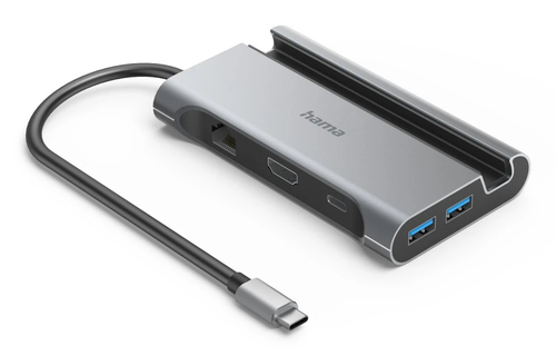 Hama USB-C Hub Connect2Mobile Multiport 7 Ports USB Hub Grijs, afbeelding 2