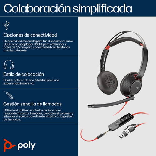 Auriculares PLANTRONICS BW 5220