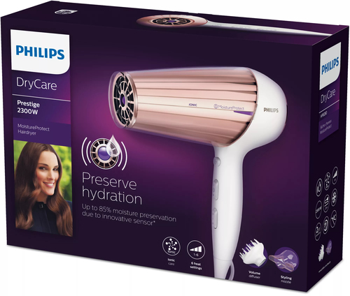 Philips HP8280/00 Haardroger Paars – Foto 2 van 4