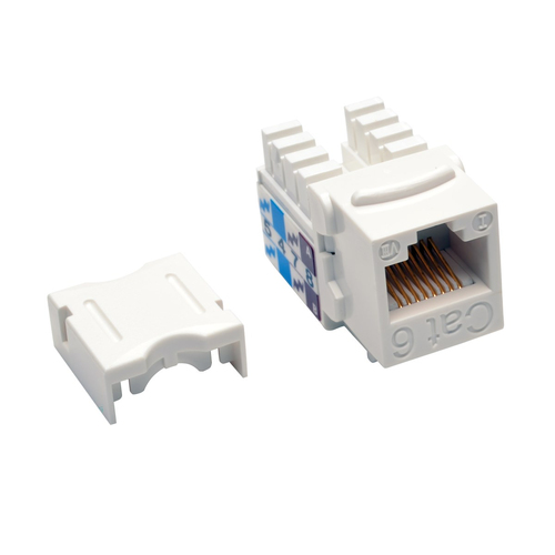 N238-001-WH CONECTOR KEYSTONE JACK 110  PUNCHDOWN CAT6/CAT5E BLANCO 