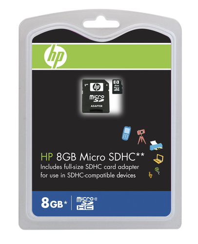 HP Hi-speed Micro 8GB SD Card