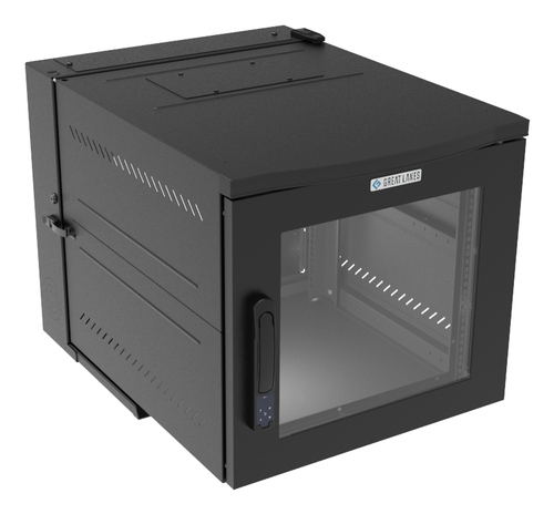 Vertiv WDX 11U Wall mounted rack Black