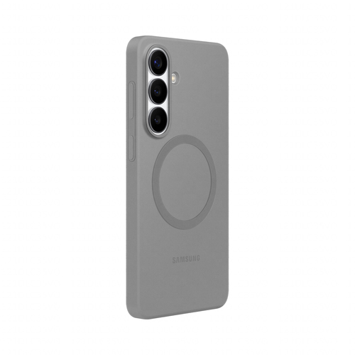 Samsung Galaxy S26 Plus Siliconen Back Cover met Magneet Grijs, afbeelding 2