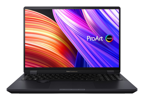 ASUS ProArt StudioBook Pro 16 OLED W7604J3D-XS91T-CA Intel® Core™ i9 i9-13980HX Ноутбук 40,6 cm (16") Сенсорный экран 3.2K 64 GB DDR5-SDRAM 2 TB Твердотельный накопитель (SSD) NVIDIA RTX A3000 Wi-Fi 6E (802.11ax) Windows 11 Pro Черный
