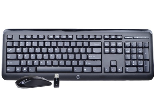 HP 667218-171 keyboard Mouse included RF Wireless Arabic Black