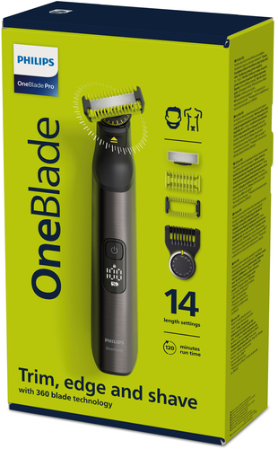 Philips OneBlade Pro 360 QP6551/15 Face and body trimmer and shaver + 4 accessories – image 4