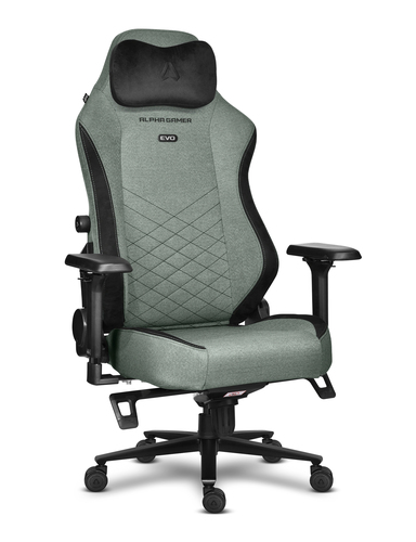 Alpha Gamer Alegra EVO Silla para videojuegos universal Asiento acolchado Verde