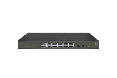 LevelOne GES-2126 сетевой коммутатор Управляемый L2 Gigabit Ethernet (10/100/1000) Черный