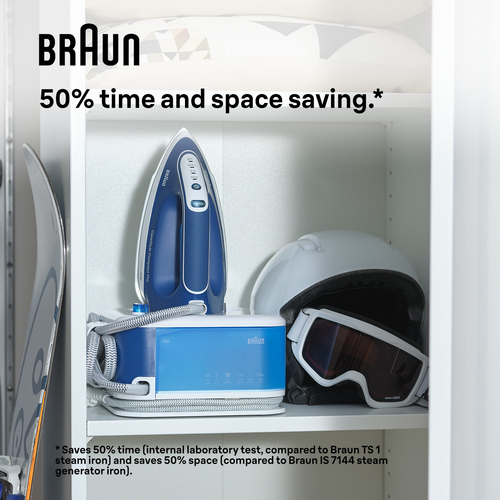 Braun Unisex Steam Iron, 6.5 Bar Carestyle Compact Pro in Blue Blue One Size female - image 6