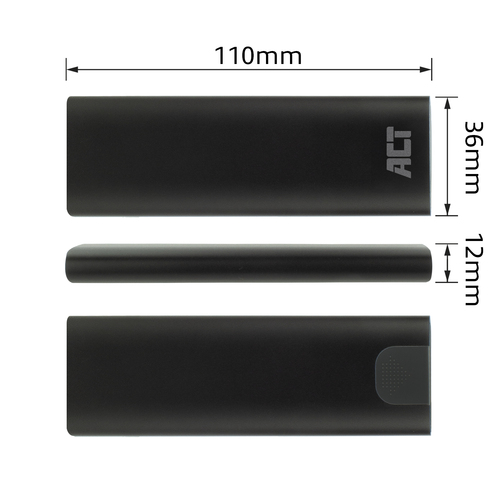 ACT Connectivity USB-C M.2 NVMe / PCIe SSD Behuizing, tool-free externe behuizing, afbeelding 8