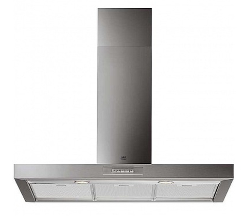 AEG DD8390M cooker hood Wall-mounted Stainless steel 420 m³/h