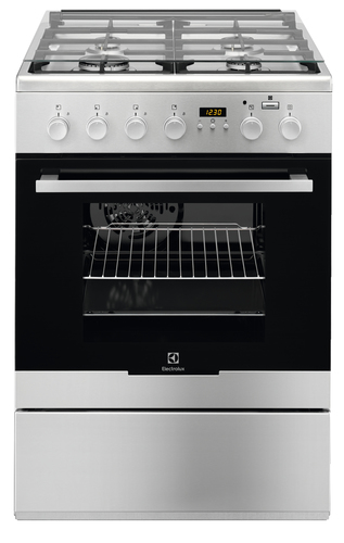 Electrolux EKK64984OX Freestanding cooker Electric Gas Stainless steel