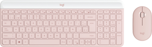 Logitech 920-011312 teclado Ratón incluido Oficina RF inalámbrico QWERTY Español Rosa imagen 1