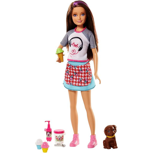Barbie Doll with Ice Cream & Puppy