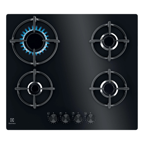 Electrolux EGG64272K Черный Встроенный 60 cm Газовый 4 зона(ы)