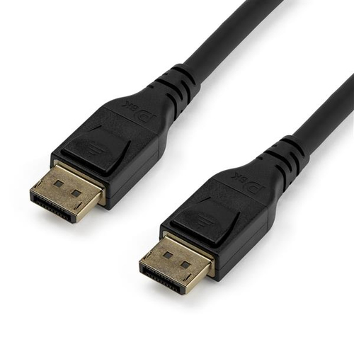 DP14MM5M CABLE DE 5M DISPLAYPORT 14 - CERTIFICADO VESA - 8K60HZ - HBR3 - HDR - CABLE DE PANTALLAS DP A DP - CABLE DISPLAYPORT DE 8K - STARTECHCOM MOD DP14MM5M DP14MM5M