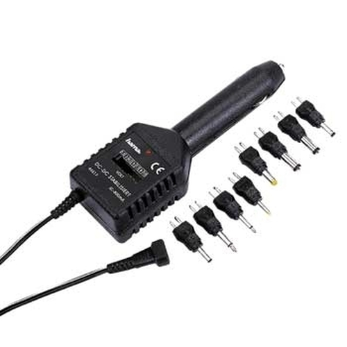 Hama Car Mains Adapter, 800 mA, Stabilized