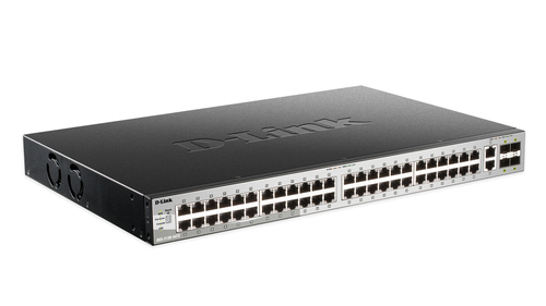 D-Link DGS-3130 DGS-3130-54TS 48 Anschlüsse Verwaltbar Layer 3 Switch - Gigabit-Ethernet - 10/100/1000Base-T - 3 Unterstüt