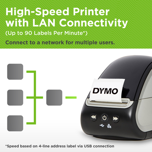 Dymo LabelWriter 550 Turbo Thermal Label Printer 2112727 - image 7