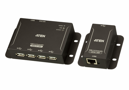 Extensor USB 2.0 Cat 5 Hub de 4 puertos hasta 50 metros UCE3250 - Aten