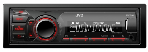 JVC KD-X200E car media receiver Black
