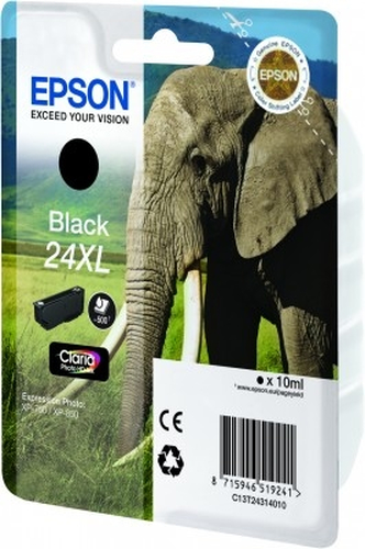 Epson 24XL – Cartuccia nero originale (Elefante)