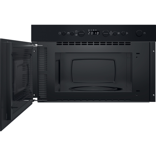 Indesit IM K12 Buk 22 Litre 38cm High, Built In Small Microwave with Grill - Black - image 3