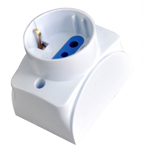 Techly IUPS-PCP-1S10A socket-outlet Type L White