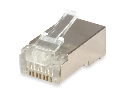 Equip stekker RJ45 Cat6 100STK met knikbescherming u. Einf, afbeelding 2