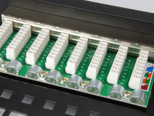 Equip Patchpanel 24x RJ45 Cat5e 19" 1HE zwart, afbeelding 6
