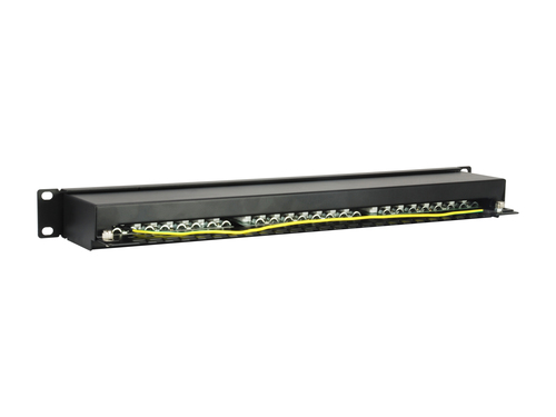 Equip Patchpanel 24x RJ45 Cat5e 19" 1HE zwart, afbeelding 2
