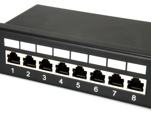 Equip Patchpanel 24x RJ45 Cat5e 19" 1HE zwart, afbeelding 3