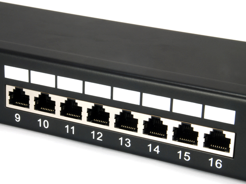 Equip Patchpanel 24x RJ45 Cat5e 19" 1HE zwart, afbeelding 4