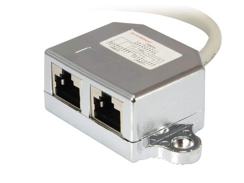 Equip Splitter C5 1xRJ45 2xRJ45 St/Bu 0,15m, afbeelding 3
