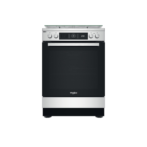 Whirlpool WS68M8APX/E/1 Freestanding cooker Electric Combi Black, Stainless steel – image 1