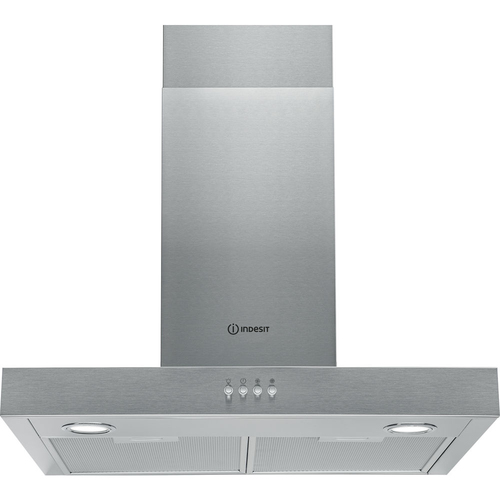 Indesit IHBS6.5LMX 60cm Chimney Cooker Hood - Stainless Steel - image 1