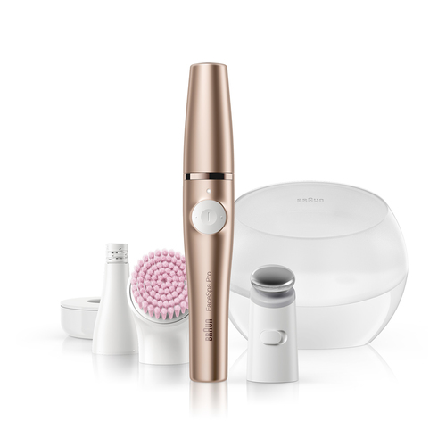 Braun FaceSpa Pro 921 10 pintsetid Pronks, Valge