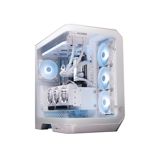 MSI MEG Vision Vision ZS 9NVV-2080US AMD Ryzen™ 9 9950X3D 32 GB DDR5-SDRAM 2 TB Твердотельный накопитель (SSD) NVIDIA GeForce RTX 5080 Windows 11 Home Настольный ПК Белый