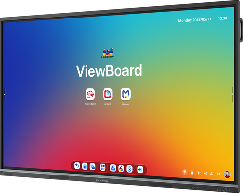 Viewsonic IFP8651-3C pizarra blanca interactiva 2,18 m (86") 3840 x 2160 Pixeles Pantalla táctil Negro USB