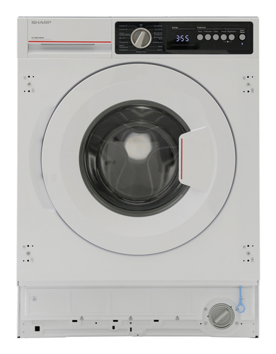 Sharp ES-NIB814BWNA-DE стиральная машина Фронтальная загрузка 8 kg 1400 RPM Белый