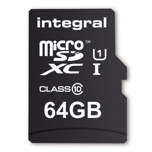 Integral 64GB MICRO SDXC CL10 UHS-1 U1 UP TO 90MBS + ADAPTER SMARTPHONE & TABLET – image 3