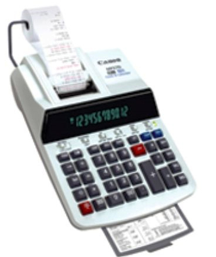 Canon MP27D calculator Pocket Financial Black, White