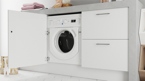 Indesit BIWMIL81485 Integrated 8kg 1400 Spin Washing Machine B Rated P - image 5