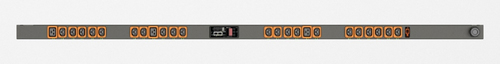 Vertiv MNR3EGB0-24PK33-2TL56A0A10-S-A power distribution unit (PDU) 24 AC outlet(s) 0U Black