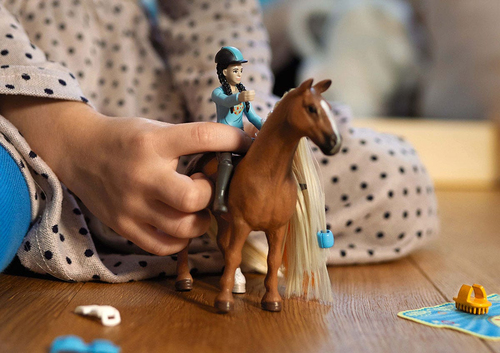 Schleich Horse Club Sofia's Beauties - Kim & Caramelo starterset speelfiguur, afbeelding 2