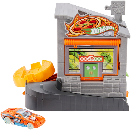 Hot Wheels City Downtown Pizza Toss