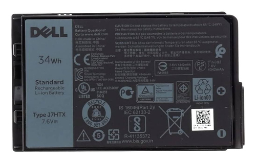 DELL 2-CELL 34 WH LITHIUM ION REPLACEMENT BATTERY FOR SELECT LAPTOPS